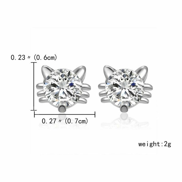 HOST PICK  New Diamond stud earrings bling - Picture 3 of 3
